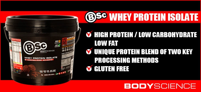 Body Science BSc Whey Protein Isolate - New & Improved