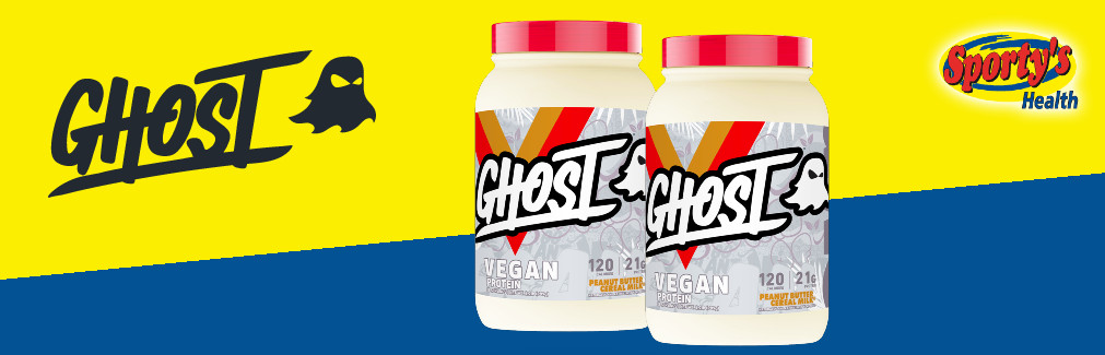 Ghost Vegan Protein Powder Banner