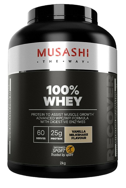 Musashi Whey Protein Tub