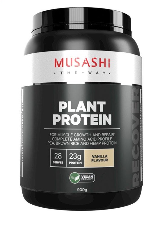 Musashi plant powder vanilla flavour