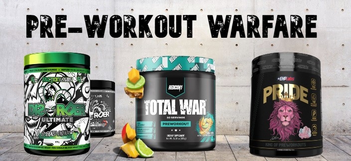 Pre-Workout Rivalry: Pride vs Total War vs Disorder