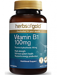 Herbs of Gold Vitamin B1 100mg