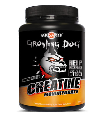 Musashi Growling Dog Creatine | Sporty's Health