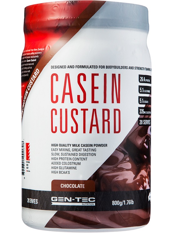 Gen-Tec Casein Protein Custard