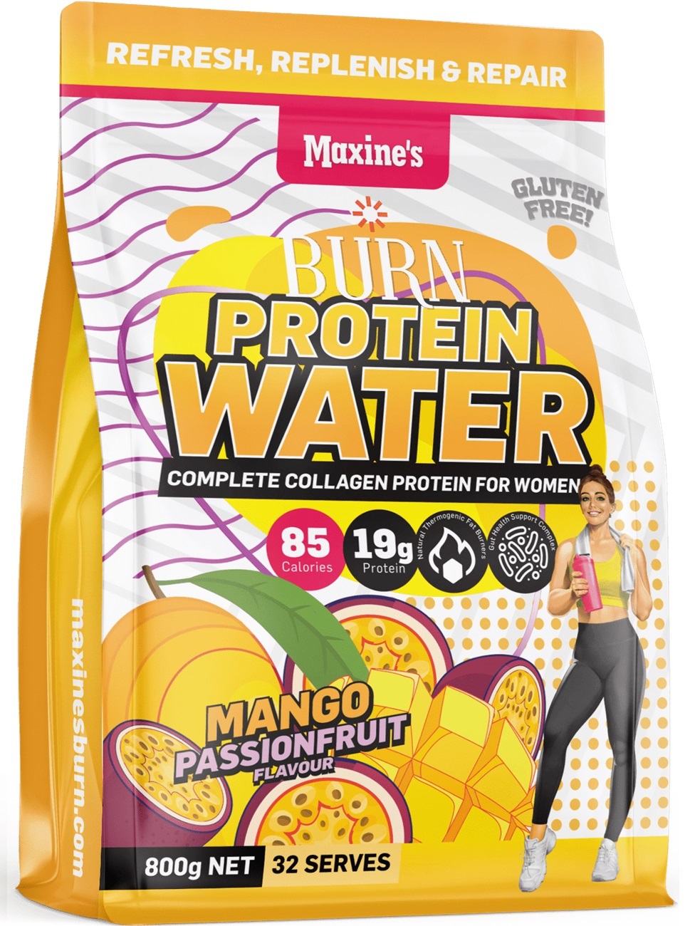 Maxines Burn Protein Water